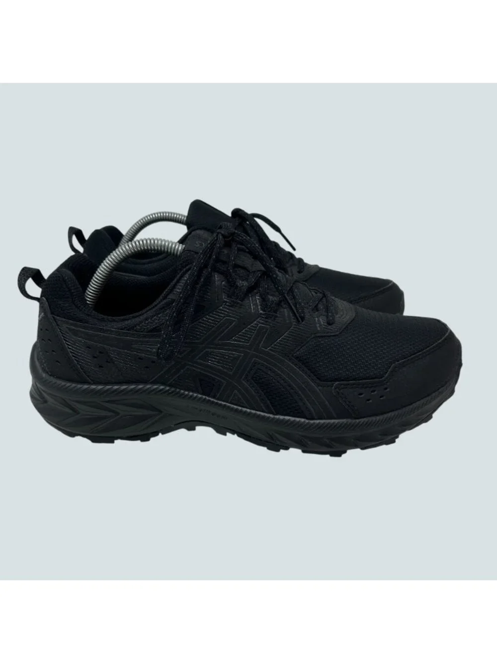 ASICS Gel Venture 9 Extra Wide 4E Men’s Size 9 Triple Black Trail Running Shoes
